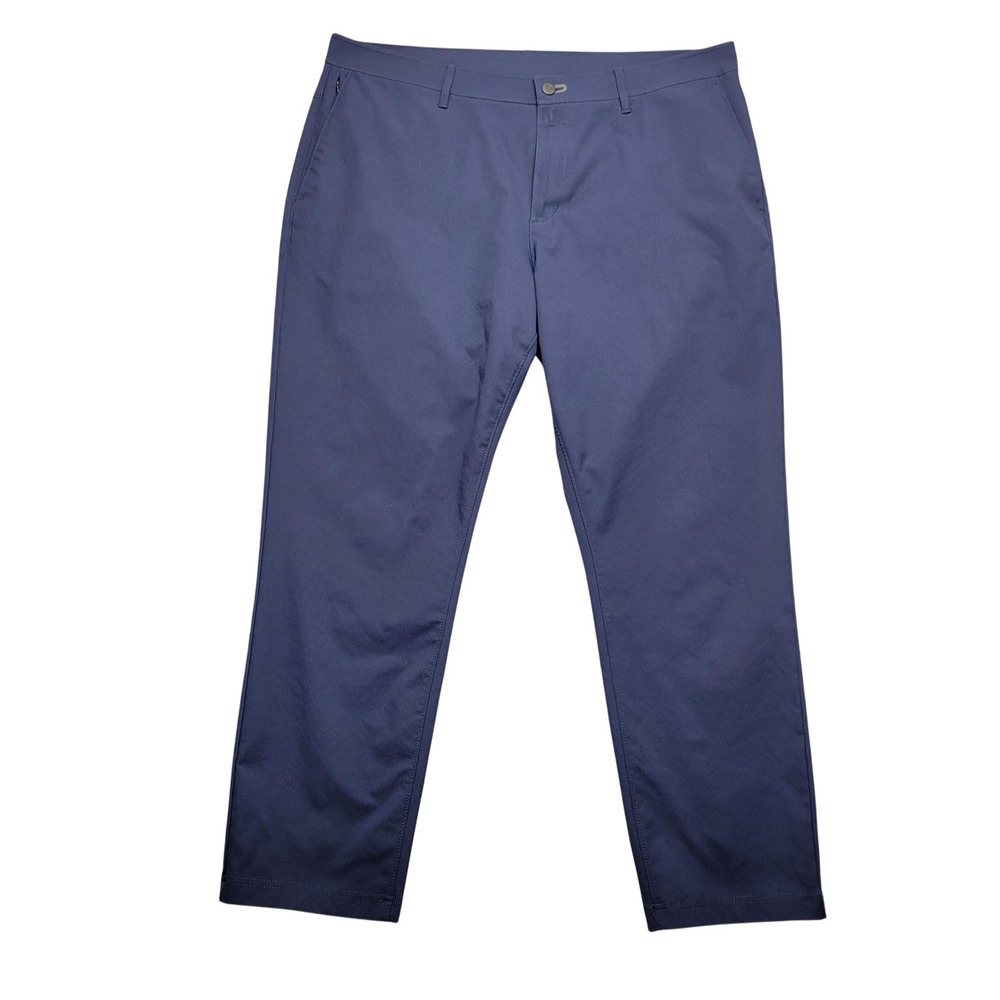 Public Rec Pants Mens 38x30 Blue Chino Performance Stretch 5 Pocket Casual